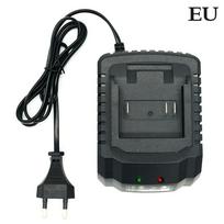 1 vnt. elektrinių įrankių akumuliatoriaus įkroviklis, tinkamas ličio jonų akumuliatoriui, nešiojamas greitasis įkroviklis EU