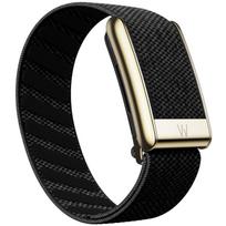 Suitable for Whoop 5.0 MG wristband strap nylon woven elastic mg sports replacement strap with shiny gold U-shaped metal frame For Whoop MG black