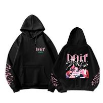 Stray Kids Do It Album Merch Hoodie Kpop Graphic Print Pullover Sweatshirt Winter Warm Hooded Streetwear Casual Unisex Apparel For Women And Men XXL black