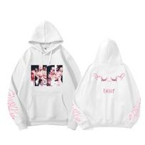 Stray Kids Do It Album Merch Hoodie Kpop Graphic Print Pullover Sweatshirt Winter Warm Hooded Streetwear Casual Unisex Apparel For Women And Men S white