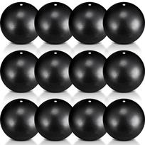 Joga Balanso Treniruočių Kamuolių Rinkinys Pilates 25cm Braškinis Joga Kamuolys Juodas 12vnt juoda
