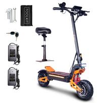 ES X5 6000W 60V 40AH Dvigubo variklio elektrinis paspirtukas Maksimalus greitis 85 km/h Hidrauliniai stabdžiai LCD ekranas Maksimalus nuvažiuojamas atstumas 90 km Sulankstomas elektrinis paspirtukas X5-5000W52V30AH-TT***//