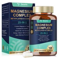 Totaria Magnesium Glycinate 400mg, Highly Absorbable Chelated Citrate, Malate, Taurate 13-Type Complex, Sleep, Muscle, Eye Twitching Comprehensive