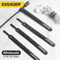 „Essager“ kabelio laikiklis vielos suktukas ausinių pelė įkroviklis laido apsauga USB kabelio spaustuko valdymo laikiklis telefonui 30 piece