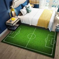 Animacinių filmų futbolo aikštės kilimas berniukų vaikų kambarys didelis plotas grindų kilimėliai Osmanai Svetainė Svetainė Miegamasis Pilna lova antklodė 80cm x 120cm