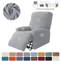 Polar Fleece Recliner sofos užvalkalas Elastinis viskas įskaičiuota berniuko kėdės užvalkalas Relax fotelio sofos užvalkalas svetainės baldų užvalkalas 1 Seater