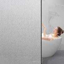 Lipnus matinio stiklo lipdukas Biuro lango Privatumo plėvelė Be klijų permatoma nepermatomo stiklo plėvelė 50cm*10m white