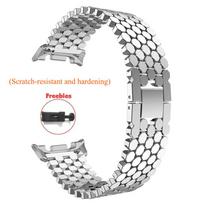 Metalo lydinio apyrankė Samsung Galaxy Watch 8 Classic 46mm 8 7 6 5 4 40mm 44mm moteriška apyrankė Galaxy Watch7 Ultra 2025 47mm Galaxy Ultra (2025) sidabras