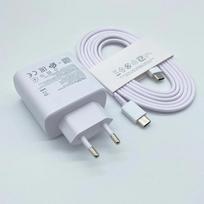 Skirta Samsung Galaxy S25 S24 S23 S22 Ultra F55 C55 M55 Greito įkrovimo 45W PD įkroviklis 1,8M USB C į Type C laidas Super greitas įkrovimas 3.0 USB-C adapteris balta