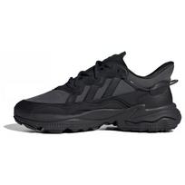 adidas Ozweego pilki dvigubai juodi unisex sportbačiai pilki-šeši pagrindiniai-juodi ID9825 42 black