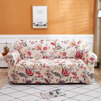 Spausdintas tampus sofos užvalkalas svetainei L formos kombinuota šezlongo sofa užvalkalas namų dekoras 1/2/3/4 vietų nuimamas S (90-140CM)