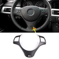 Automobilio vairo apdailos rėmelio lipdukas BMW 1 3 serijai E82 E84 E87 E90 E92 E93 2004-2012 Interjero aksesuarai