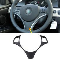 Automobilio vairo apdailos rėmelio lipdukas BMW 1 3 serijai E82 E84 E87 E90 E92 E93 2004-2012 Interjero aksesuarai