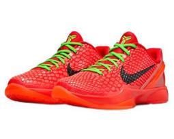 Nike Zoom Kobe VI Protro Low Reverse Grinch FV9676-600 EU 38.5 raudona