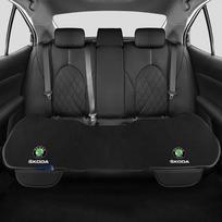 Automobilio sėdynės užvalkalas su daiktadėže Priekinės ir galinės sėdynės Kvėpuojantis paminkštintas užvalkalas Skoda Octavia SUPERB RAPID KAROQ FABIA YETI rear