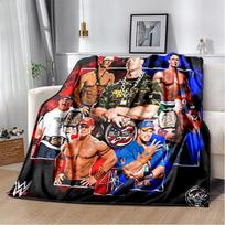 Imtynių pramoga John Felix Anthony Cena pledas Minkštas ir šiltas flanelės pledas Pledai piknikui lovoms Dekoras 75x90cm