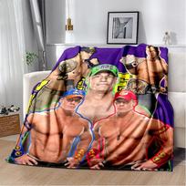 Imtynių pramoga John Felix Anthony Cena pledas Minkštas ir šiltas flanelės pledas Pledai piknikui lovoms Dekoras 75x90cm