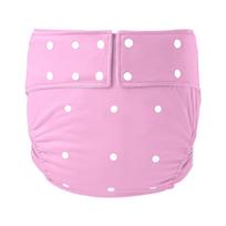 Neperšlampamos, skalbiamos sauskelnės kelnaitės senjorams nuo šlapimo nelaikymo - PUL ledinio šilko apsauga Ice Silk XL [70-90kg, 2.4-3.2ft] pink