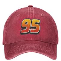 Žaibo Makvyno „Ratai 95“ Kepuraitė Unisex Vyriška Apsauganti nuo Saulės Hip Hop Kepurės Vasarinė y2k Retro Lauko Sporto Salės Kepuraitės One Size pink