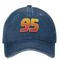 Žaibo Makvyno „Ratai 95“ Kepuraitė Unisex Vyriška Apsauganti nuo Saulės Hip Hop Kepurės Vasarinė y2k Retro Lauko Sporto Salės Kepuraitės One Size gray