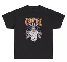 This Is Your Body On Creatine T Shirt Funny Sarcastic Gym Pump cover Graphic Tee 2XL gray
