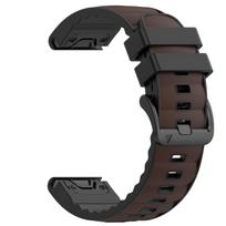 QuickFit 22/26mm dirželis Garmin Epix Pro/fenix 8 7 7X Pro odai Silikoninis laikrodžio dirželis Forerunner 965 970 Enduro 3 Sportinis apyrankė 26MM black