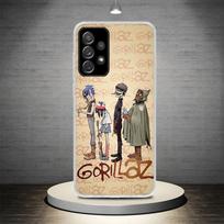 Gorillaz Anime dėklas telefonui Samsung Galaxy A13 A14 A15 A16 A17 A53 A54 A55 A56 A33 A34 A35 A36 A23 A24 A25 A26 A05S Galaxy A15 Samsung A17 gray