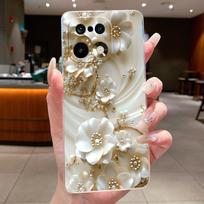 Skirta Realme 16 Pro dėklas Realme 16 Pro+ Drugelių Gėlių Galinis Dangtelis Skaidrus Silikoninis Dėklas Skirta Realme 16 Pro Plus Coque Fundas realme 16 Pro+