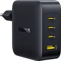 Baseus EnerFill FH11 GaN 140W 3xUSB-C + 1xUSB-A Fast Charger Black