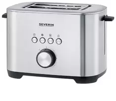 SEVERIN AT 2620 Skrudintuvas 800 W 2 lizdai sidabrinis/juodas