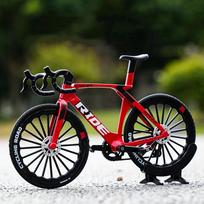 1:8 mastelio mini dviračio modelis lenktyninis metalinis simuliacinis kalnų dviračio žaislas ornamentas miniatiūrinis kelių BMX dviračio modelis vaikams