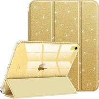 Dėl iPad 11-osios 12-osios A19 A16 dėklas 10-osios su pieštuko laikikliu Funda iPad Air 11 13 M4 Pro 11 12.9 4 5 10.9 10.2 Smart Blizgantis dangtelis iPad A16 11th 2025 geltona