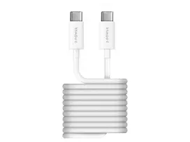 2-POWER 100W USB-C to USB-C laidas 2m Juodas