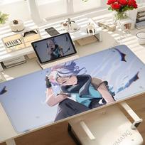 Hot Game Valorant Jett Mouse Pad XXL Gaming Accessories Office Gamer Keyboard Desk Mat NonSlip Laptop Large rubber Mouse pad 800x400x2mm gray