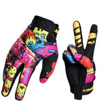 MX BMX MTB ATV Motocross Gloves Motorcycle Full Finger Bike Off Road Mountain Cycling Gloves mx1 S pink
