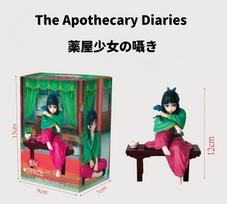 /Vaistininko užrašai Anime figūrėlės PVC modelis MaoMao ir Stalas Mielos mergaitės veiksmo figūrėlės Žaislai dovanai Kolekcionuojama figūrėlė Kalėdos