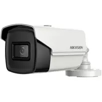 Hikvision DS-2CE16U1T-IT3F 8MP IR fiksuota kulka kamera, 2.8mm objektyvas, balta