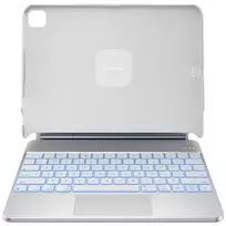 Typecase Edge + klaviatūrinis dėklas, skirtas iPad Air 13 M2 2024 / M3 2025 / M4 2026, baltas
