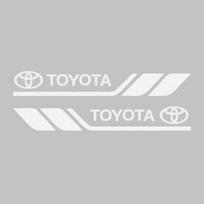 Metinės transporto priemonės techninės apžiūros lipdukai Automobilio kėbulo dekoravimo lipdukai Automobilio durelių lipdukai Toyota Corolla Rav4 Auris Camry QA2 sidabras