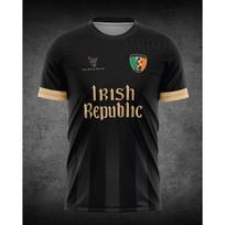 2026 m. Airijos Respublikos Retro Futbolo Marškinėliai Vyrams Unisex Kvėpuojantys Laisvalaikio Gatvės Apranga Trumpomis Rankovėmis Kultūriniai Gerbėjų Marškinėliai 4XL black