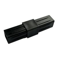 Daugiafunkcis 20x20mm kvadratinio vamzdžio adapterio jungties priedas Aliuminio lydinio alkūnės vamzdžio jungiamoji detalė Lengvai montuojamas
