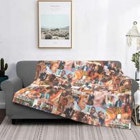 Rudy Pankow pledai koralinis vilnos pliušinis JJ Maybank Outer banks lengvas plonas metamas pledas lovai lovos kilimėlis Size: 75*100cm, Weight: 320 GSM