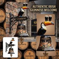 3D Resin Black Bird Doorbell for Home Decor One Size black