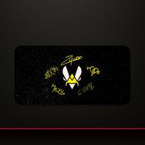 Team Vitality pelės kilimėlis žaidimų kilimėlis, didelis XXL 90x40cmx5mm, siūti stalo kilimėliai, žaidimų priedai, kompiuterio dalys 30cmx60cm
