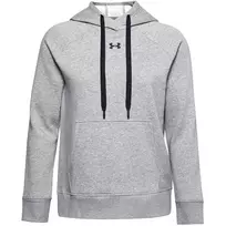 Moterų Under Armour Rival Fleece gobtuvas Mod Gray/White