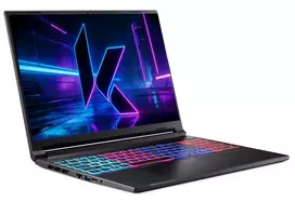 Acer Nitro V 16S žaidimų nešiojamasis kompiuteris - Intel Core 7 240H, 16 colių WQXGA 165Hz, 32GB DDR5, 1TB SSD, NVIDIA GeForce RTX 5060, be OS, Obsidian Black