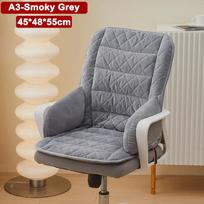 45x48x55cm Sėdynės Elektrinis Šildomas Šiltas Kilimėlis Biuro Kėdės Šildoma Minkšta Pagalvėlė 3 Greičio Reguliuojama Termostatinė Atlošas Neslystanti Pagrindas EU Adapter 220V