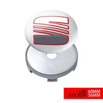 4 vnt. Automobilio rato centrinio dangtelio emblema Padangų ratlankių dangteliai Lipdukas Seat FR Leon Ateca Arosa Exeo Ibiza Cupra MK1 Toledo Priedai