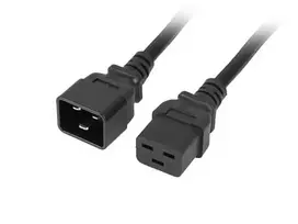 ARMAC KB-EX/C19/15/BK 1,5 m IEC C19-C20 maitinimo laidas, VDE, juodas