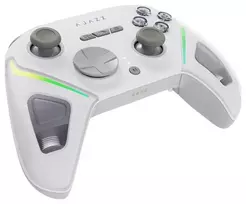 AJAZZ GP100-W tri-režimo belaidis RGB žaidimų pultas, skirtas Switch, PC, iOS ir Android – baltas